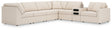 main view of Modmax Oyster Performance Fabric Next-Gen Nuvella™ 7-Piece Sectional sectional sofa