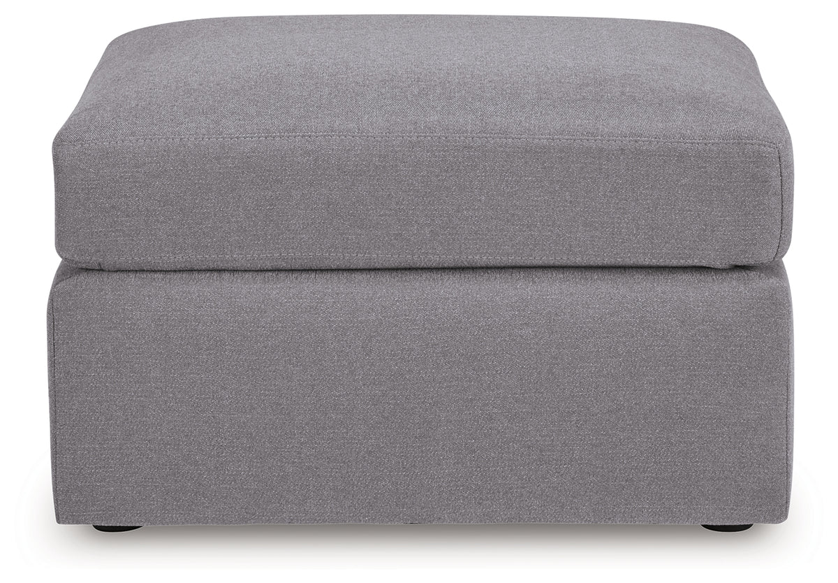 Modmax Oversized Accent Ottoman head-on view