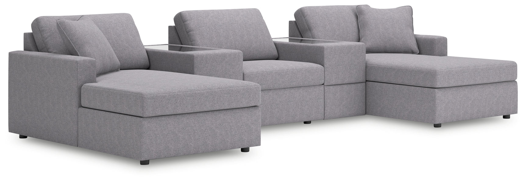 Modmax Granite 5-Piece Pit Sectional side view