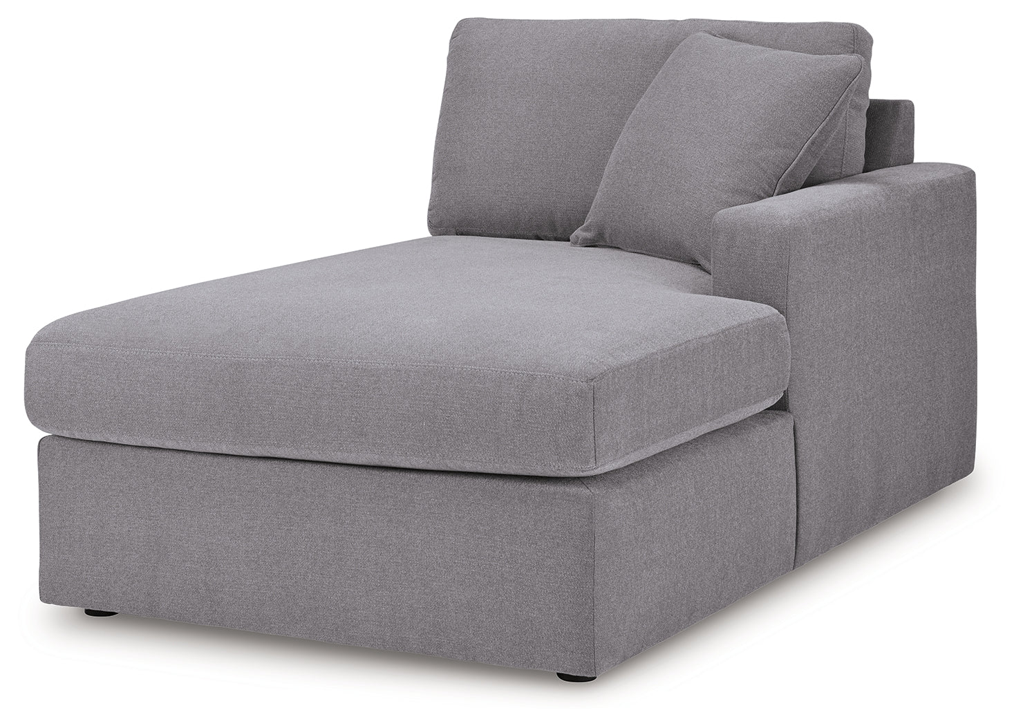 Living room with Modmax Granite 5-Piece Double Chaise Sectional sofa