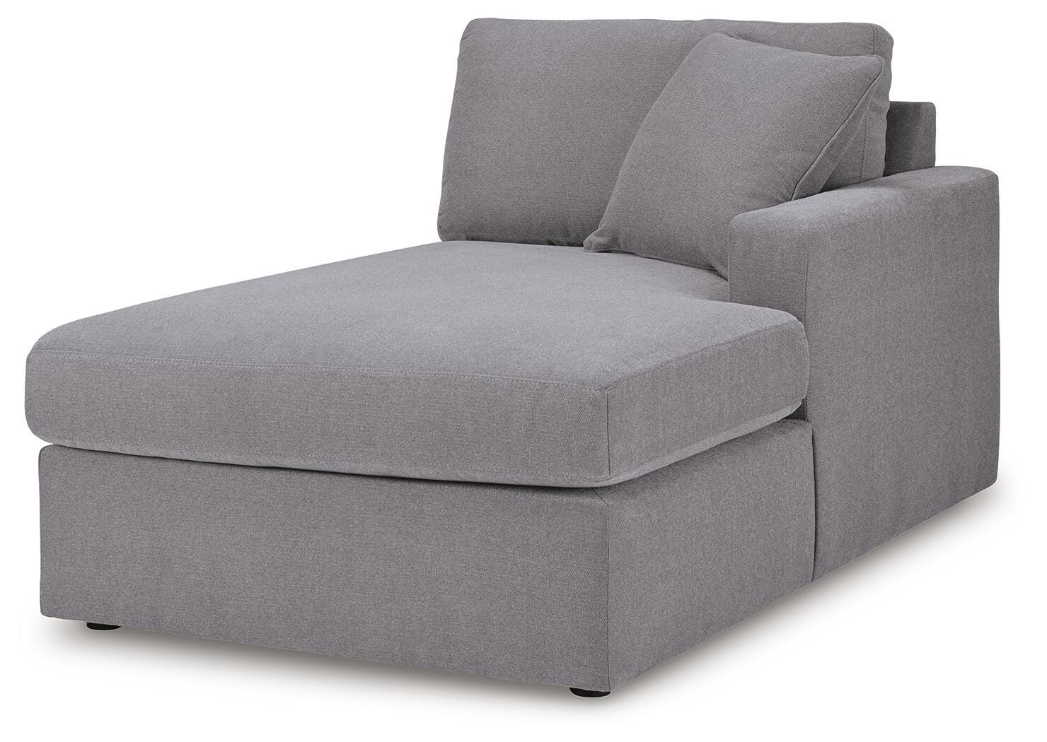 Modmax Granite Performance Fabric,Next-Gen Nuvella™ 4-Piece Sectional with Chaise - image 4