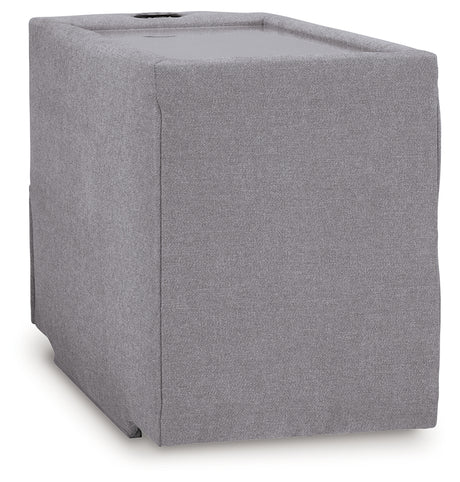Back side view of Modmax Granite sectional sofa