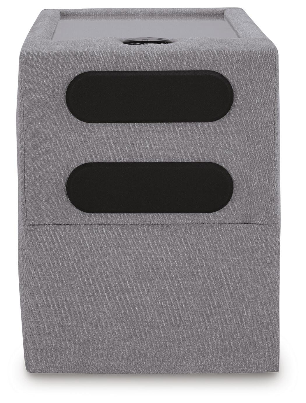 Modmax Granite Performance Fabric,Next-Gen Nuvella™ 5 Piece Sectional with Audio Console - image 8