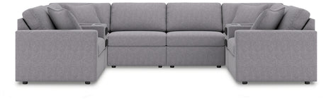 Side view of Modmax Granite sectional sofa