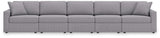 Side view of Modmax Granite sectional sofa
