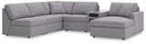 detail view of Modmax granite sectional corner