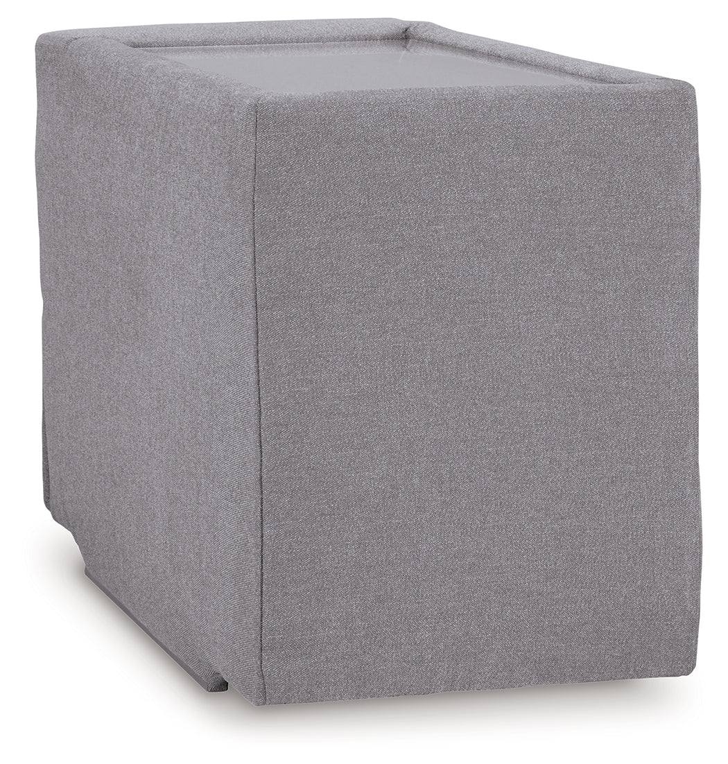 Modmax Granite 7-Piece Sectional Sofa back side room view