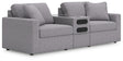 main view of Modmax Granite Performance Fabric,Next-Gen Nuvella™ 3-Piece Sectional sectional sofa
