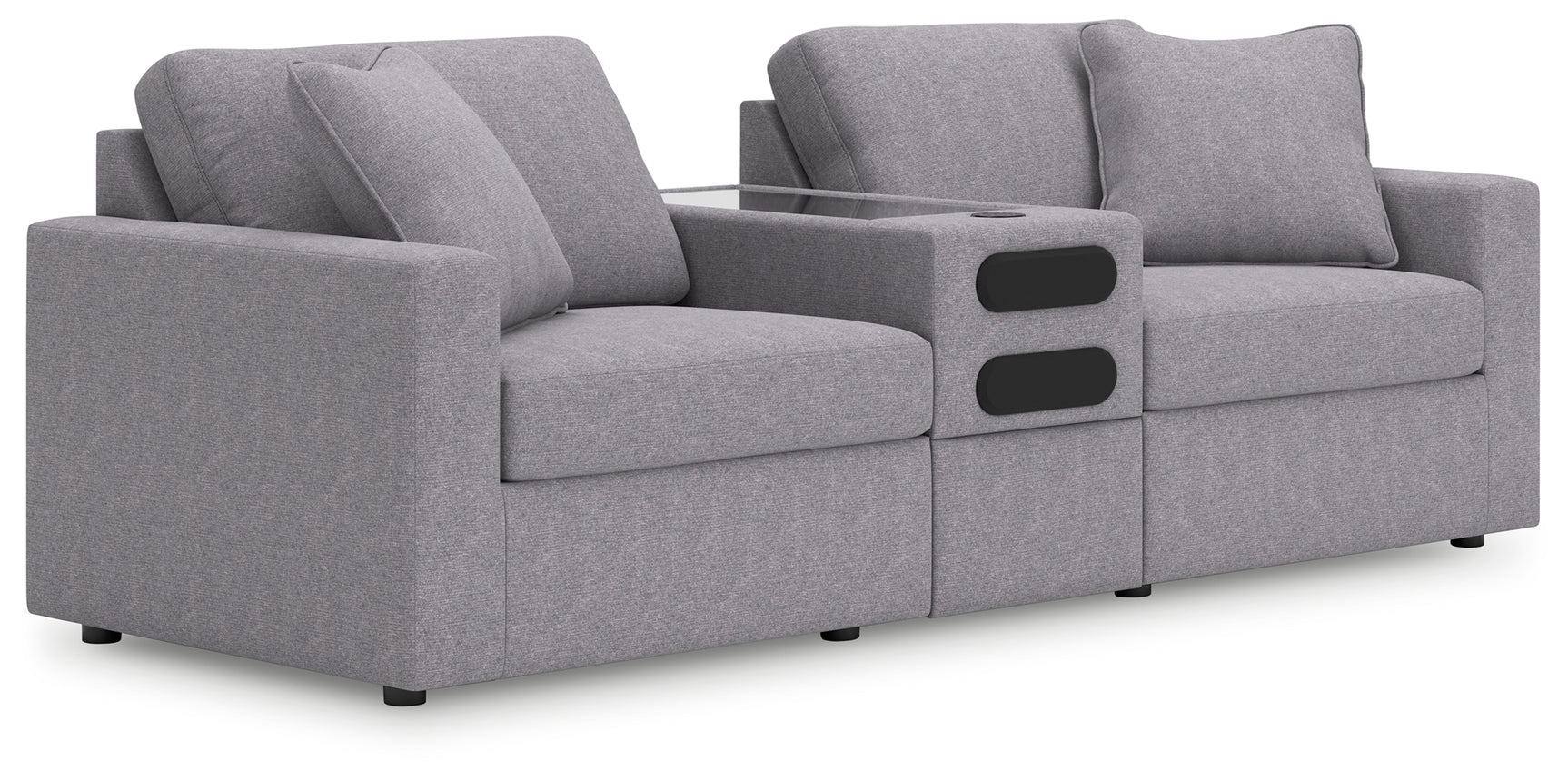 main view of Modmax Granite Performance Fabric,Next-Gen Nuvella™ 3-Piece Sectional sectional sofa