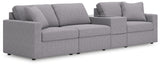 Room perspective view of Modmax Granite Next-Gen Nuvella sectional