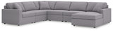 Modmax Granite performance fabric 6-piece sectional sofa main view