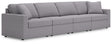 main view of Modmax Granite Performance Fabric Next-Gen Nuvella™ 4-Piece Sectional sectional sofa