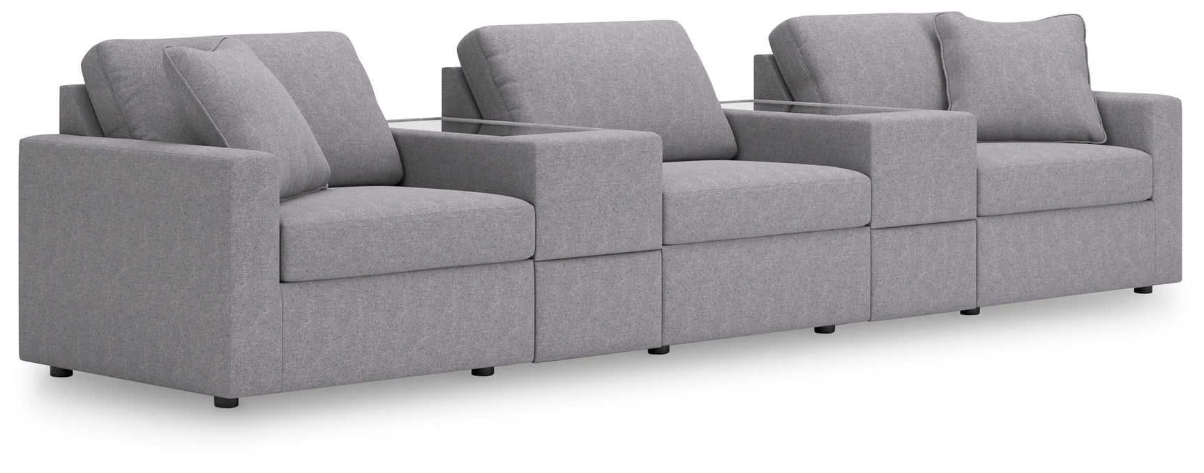 room view showing full Modmax 5-Piece Sectional Sofa setup