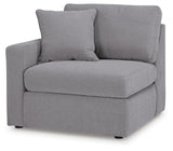 Modmax Granite Performance Fabric,Next-Gen Nuvella™ 5-Piece Sectional with Chaise - image 12