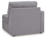 side view of Modmax Granite Performance Fabric Next-Gen Nuvella™ 4-Piece Sectional sectional sofa