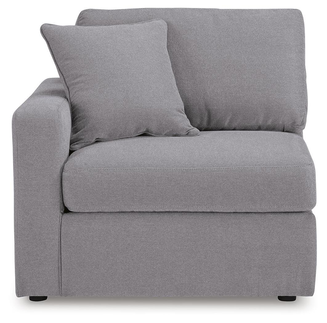 Modmax Granite Performance Fabric,Next-Gen Nuvella™ 4-Piece Sectional with Chaise - image 9