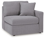 detail view of Modmax Granite Performance Fabric Next-Gen Nuvella™ 4-Piece Sectional sectional sofa