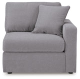 Head-on detail of Modmax Granite sectional sofa