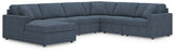 main view of Modmax Ink Performance Fabric,Next-Gen Nuvella™ 6-Piece Sectional sectional sofa