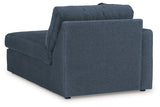 Back view of Modmax Ink 5 Piece Sectional Sofa
