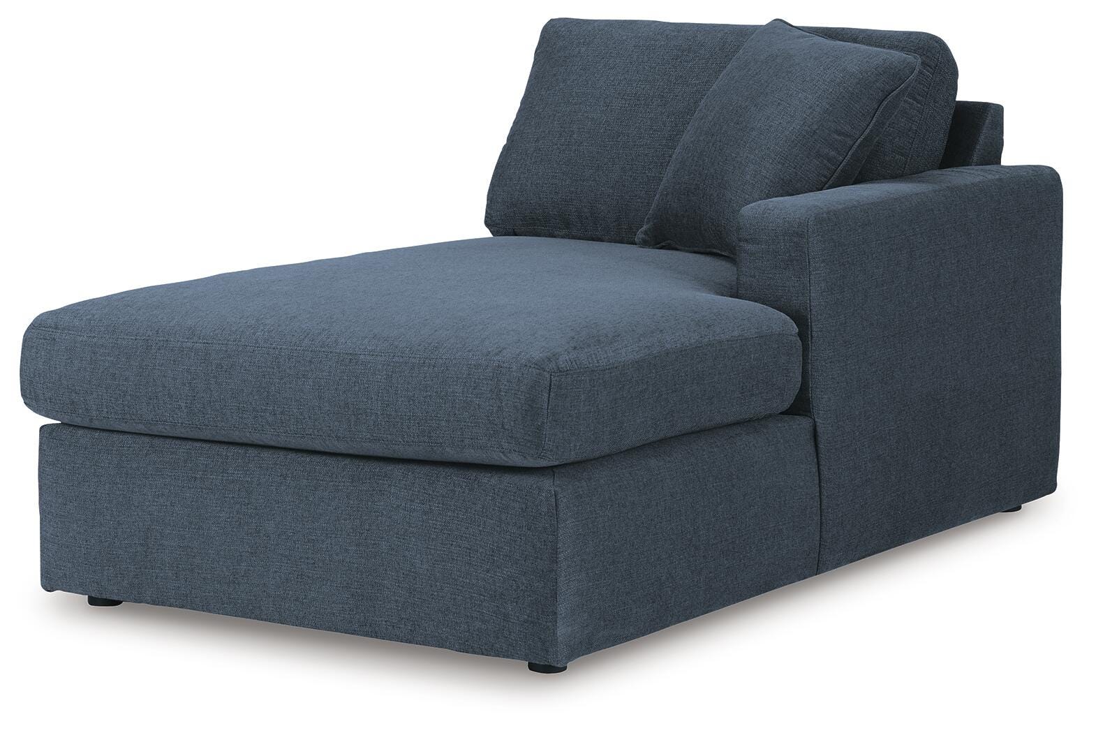 Modmax Ink Performance Fabric,Next-Gen Nuvella™ 4-Piece Sectional with Chaise angled view