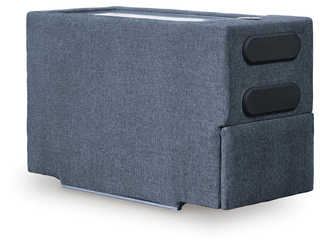 Modmax Ink Performance Fabric,Next-Gen Nuvella™ 5-Piece Double Chaise with Audio Consoles - image 3