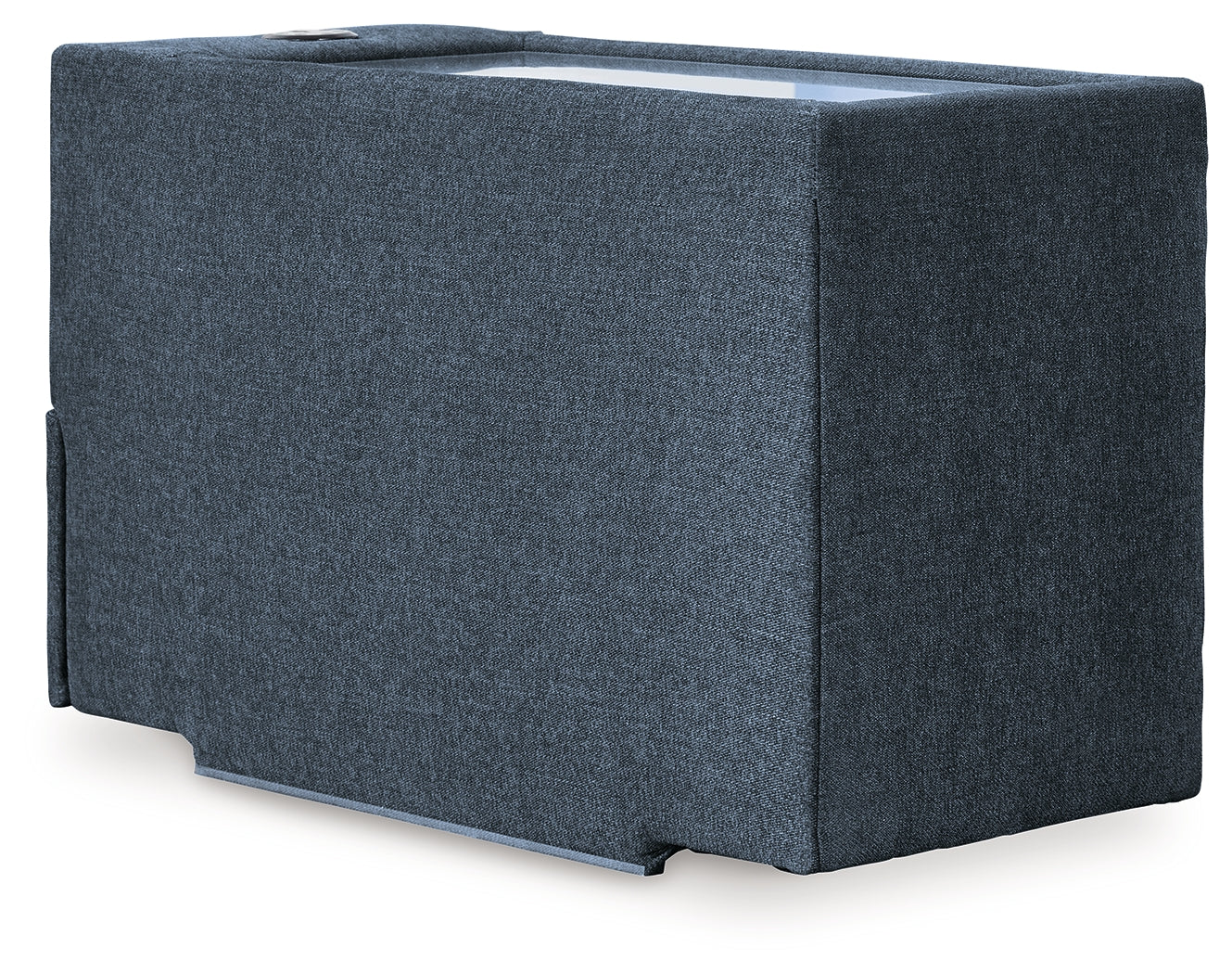 Rear view of Modmax Ink sectional sofa