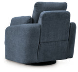 Rear view of sectional sofa in room setting