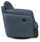 Recliner with footrest extended side view