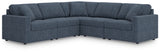Close-up fabric texture of Modmax sectional