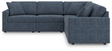 Room view highlighting sectional and ottoman