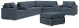 detail view of Modmax Ink sectional sofa upholstery