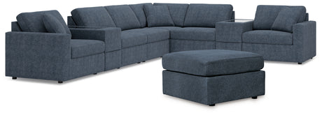 detail view of Modmax Ink sectional sofa upholstery