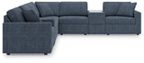 Detail of upholstery texture on Modmax sectional sofa
