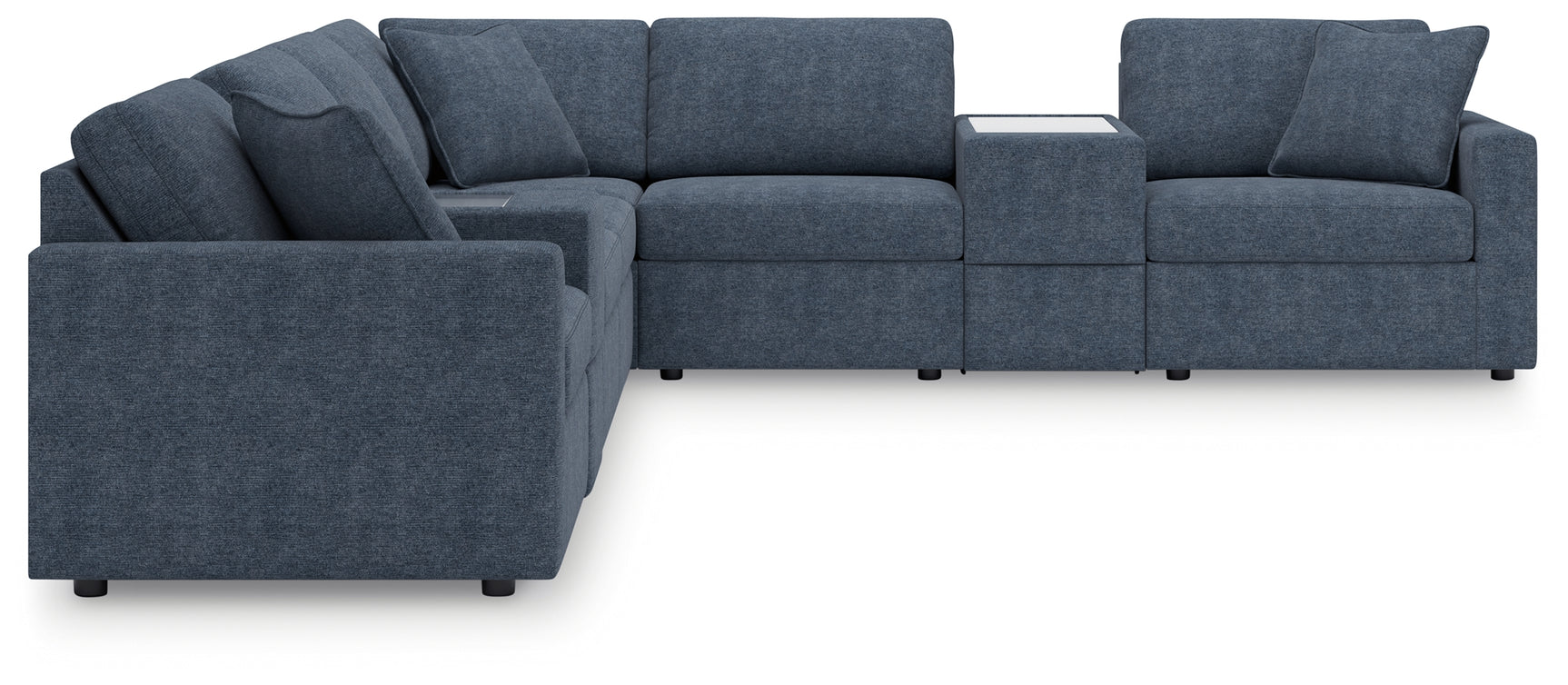 Detail of upholstery texture on Modmax sectional sofa
