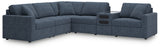 Modmax Ink Nuvella® 6-Piece Sectional Sofa alternate room view
