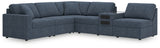 room view of Modmax Ink Performance Fabric,Next-Gen Nuvella™ 6-Piece Sectional sectional sofa