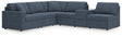 main view of Modmax Ink Performance Fabric Next-Gen Nuvella™ 6-Piece Sectional sectional sofa