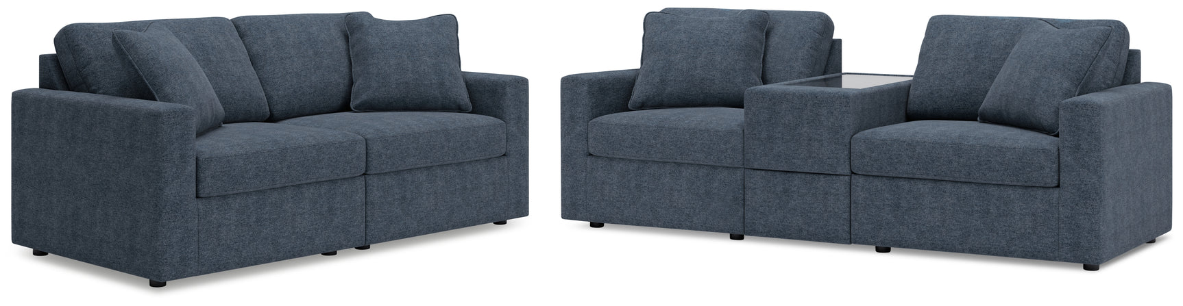 Close-up of Modmax Ink Sofa and Loveseat cushion