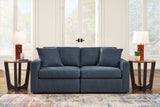 Close-up detail of Modmax Ink Sofa and Loveseat fabric