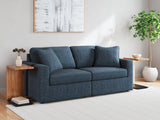 Angled view of Modmax Ink Sofa and Loveseat
