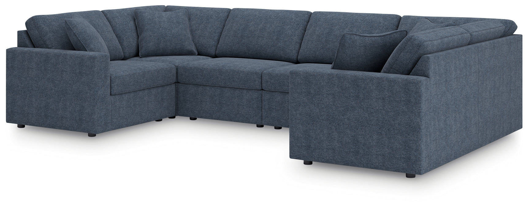 side view of Modmax Ink Performance Fabric,Next-Gen Nuvella™ 6-Piece Sectional sectional sofa