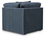 Modmax Ink 4-Piece Sectional sofa back detailed view