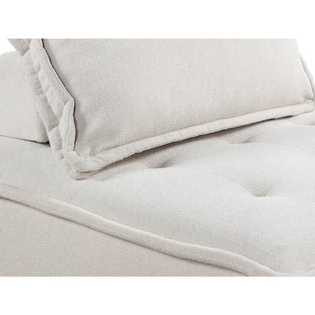 Helena White 7-Piece Modular Sectional sofa detail view