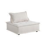 Helena White 7-Piece Modular Sectional sofa detail view