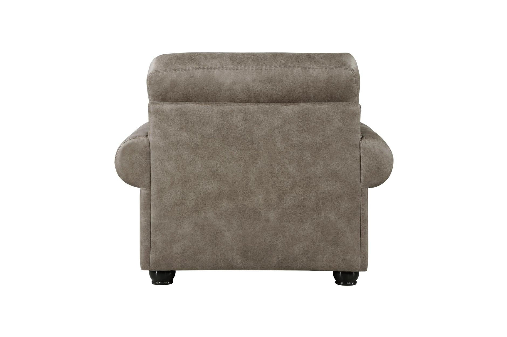 Full side profile of Franklin Brown loveseat