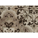 Milford Brown sofa angled front view