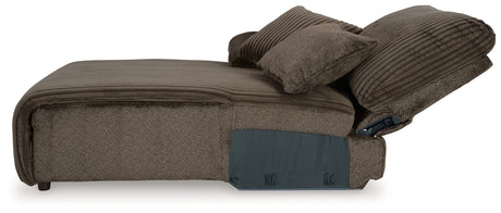 Top Tier Reclining Sofa Chaise Sectional reclining chaise detail