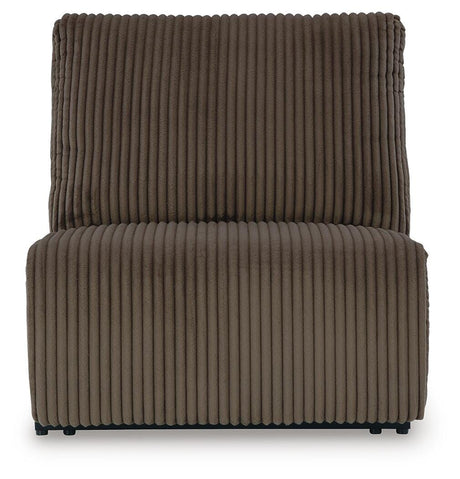 Top Tier Chocolate Velvet 3-Piece Reclining Sofa Chaise Sectional - image 6