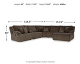 Top Chocolate Tier 6-Piece Sectional with Recliner - image 13